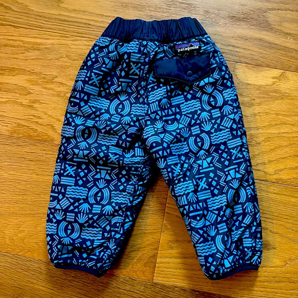 Patagonia Baby Reversible Tribbles Pants  3-6 months